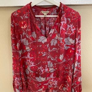 Lucky brand boho shirts xs
